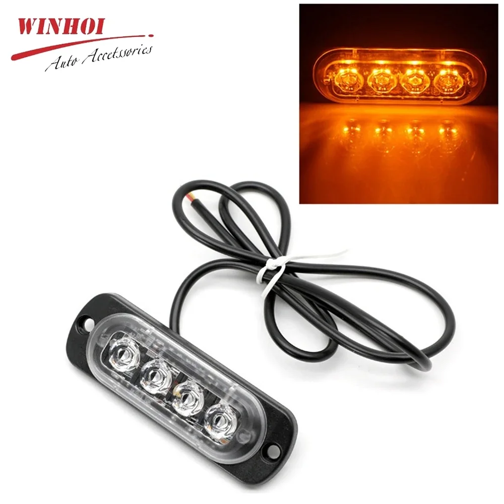 4 LED LED Light Bar 12-24V Driving Fog Lights LED Strobe Spotlight Beam Offroad SUV 4WD Auto Car Boat Truck ATV LED Headlights