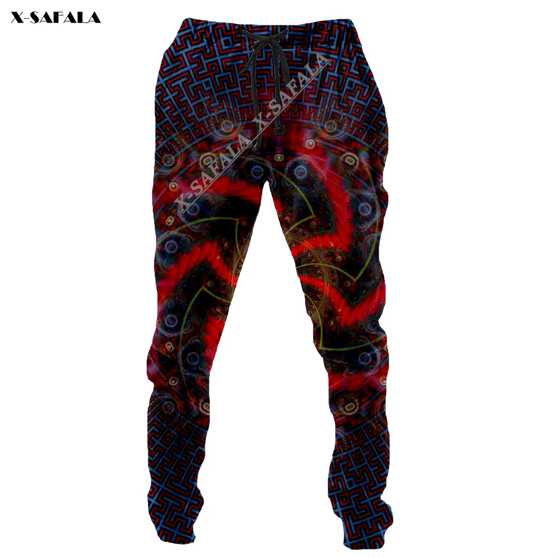 Trippy  Psychedelic Mandala 3D All Print Trousers Men Sweatpants Casual Long Joggers Streetwear Autumn Loose Sports Pants