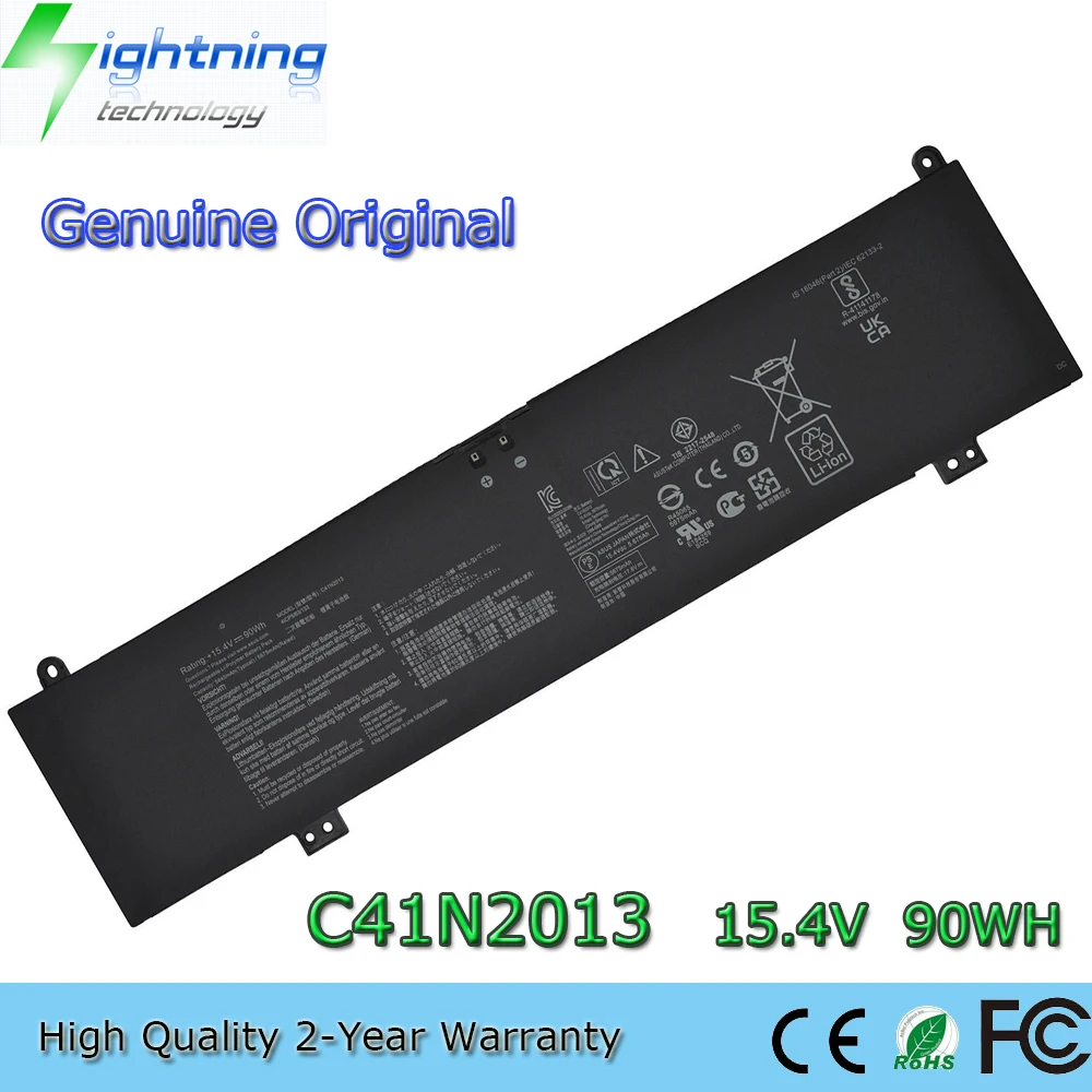 New Genuine Original C41N2013 15.4V 90Wh Laptop Battery for Asus ROG Strix G15 G513Q G513QY G17 G713QR H5600QM