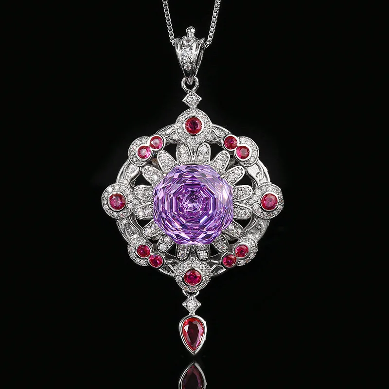 

Gorgeous Stunning Women Retro Flowers Exquisite Pendant Necklace Jewelry Costume Accessories Wedding Party Holiday Gifts M-999