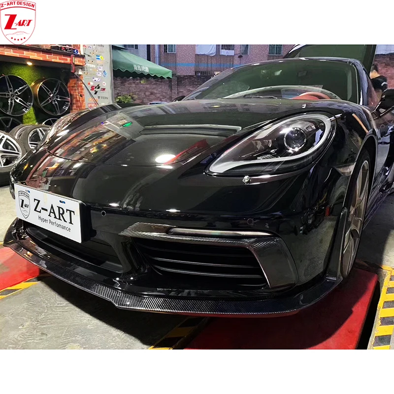 Z-ART 718 Carbon Fiber Body Kit for 718 Boxster Cayman Carbon Fiber Aerokit for Porsche 718 Aerodynamic Body Kit 2016-2020