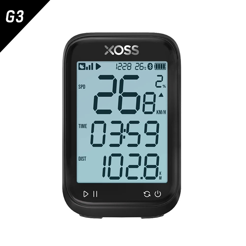 XOSS G3 G3+ Plus G+ Gen3 GPS Bike Computer 2.8 inch Screen