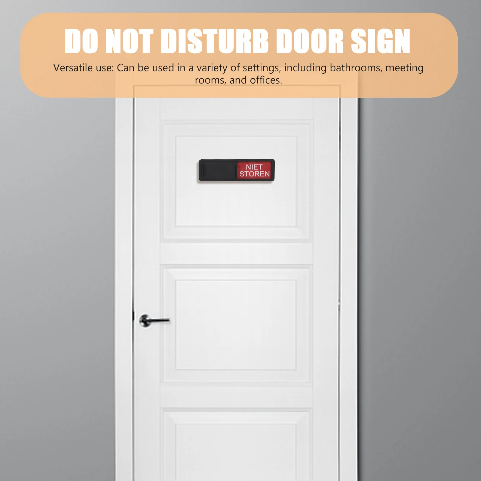 2 قطعة لافتة للباب الخصوصية لا تزعج المنزلق ترحيب المؤشر المغناطيسي تسمية قذرة نظيفة لا تزعج علامة الباب #6