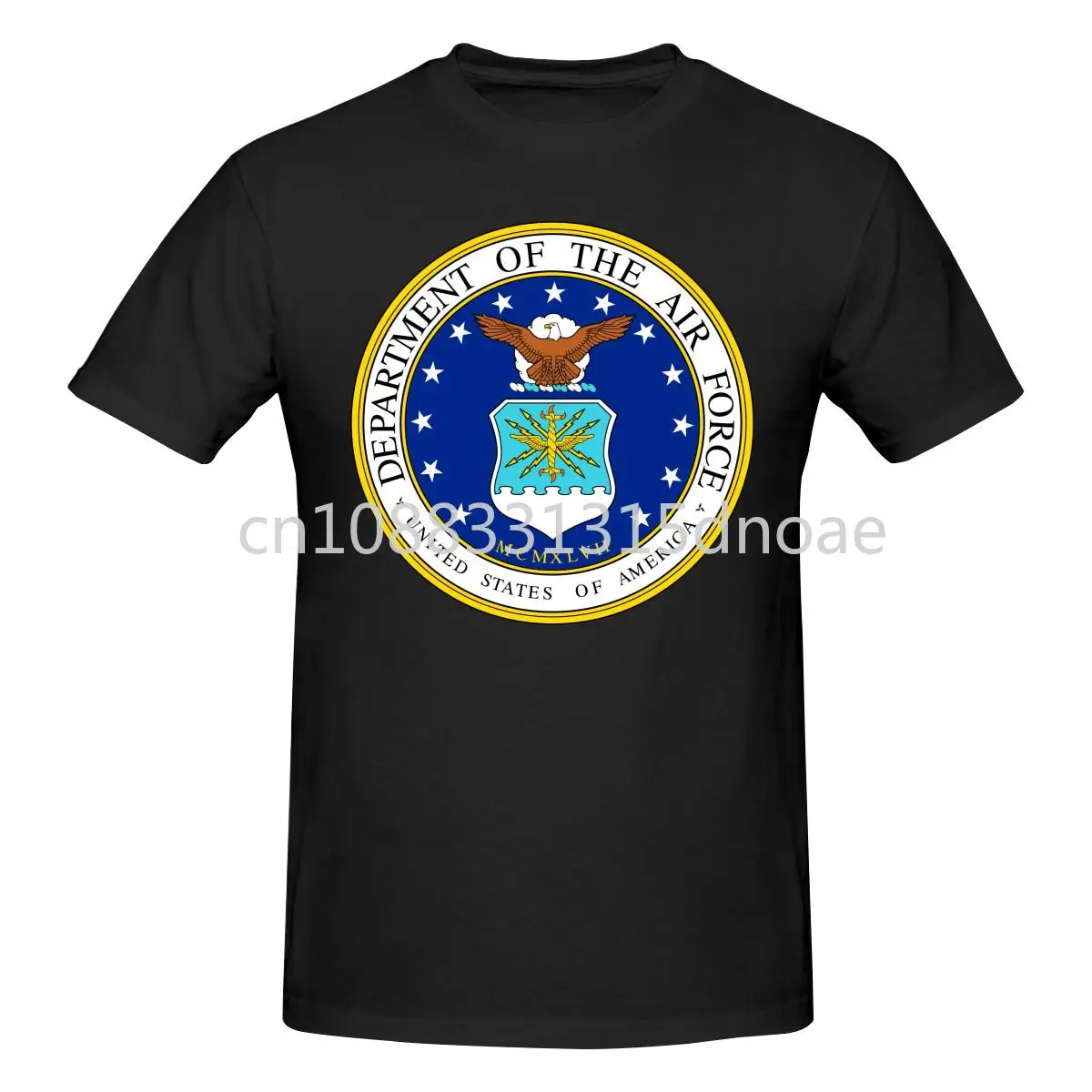 United States Air Force USAF T-shirt Men Print Round Neck T-shirt Summer Fashion Short Sleeve Cotton T Shirt