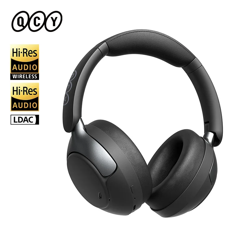QCY H3 Pro ANC: Um Headset sem Fio com Cancelamento de Ruído Híbrido de 50dB, Bluetooth 5.4, LDAC e Áudio Espacial Hi-Res