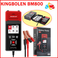 KINGBOLEN BM800 Car Battery Tester 6V 12V 24V Voltage Charger Analyzer With Printing scanner diagnostic tool PK Autel BT760