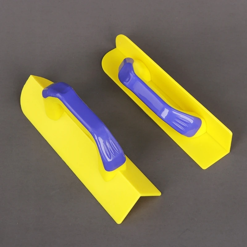 90Degree Corner Trowel Corner Shaping Tool Lightweight Plastic Corner Trowels for Efficient Concrete Finishing