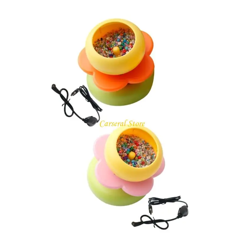 

M4YF Electric Beading Tool Jewelry Making Tool Threading Beads Device Craft Accessory