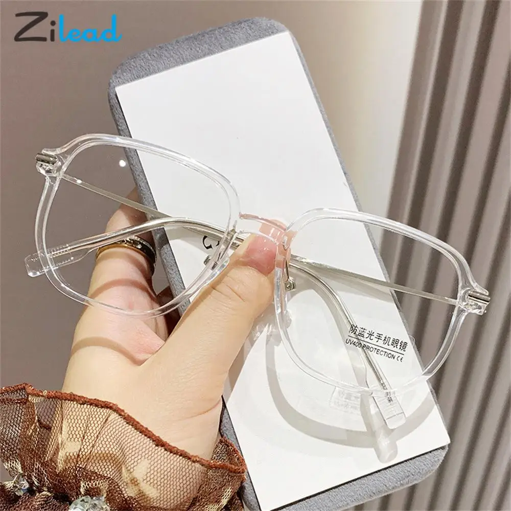 

Zilead 0-0.5-1-1.5-2-2.5-3-3.5-4-4.5-5 Anti Blue Light Myopia Glasses Women Men Clear Ultralight Nearsighted Myopic Eyeglasses