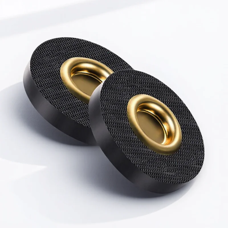 

2pcs Round Mats Anti-Slip Pads Portable Non-Slide Rests Floor Protectors Compact Brass Cello Stands Cello Bottom Holders
