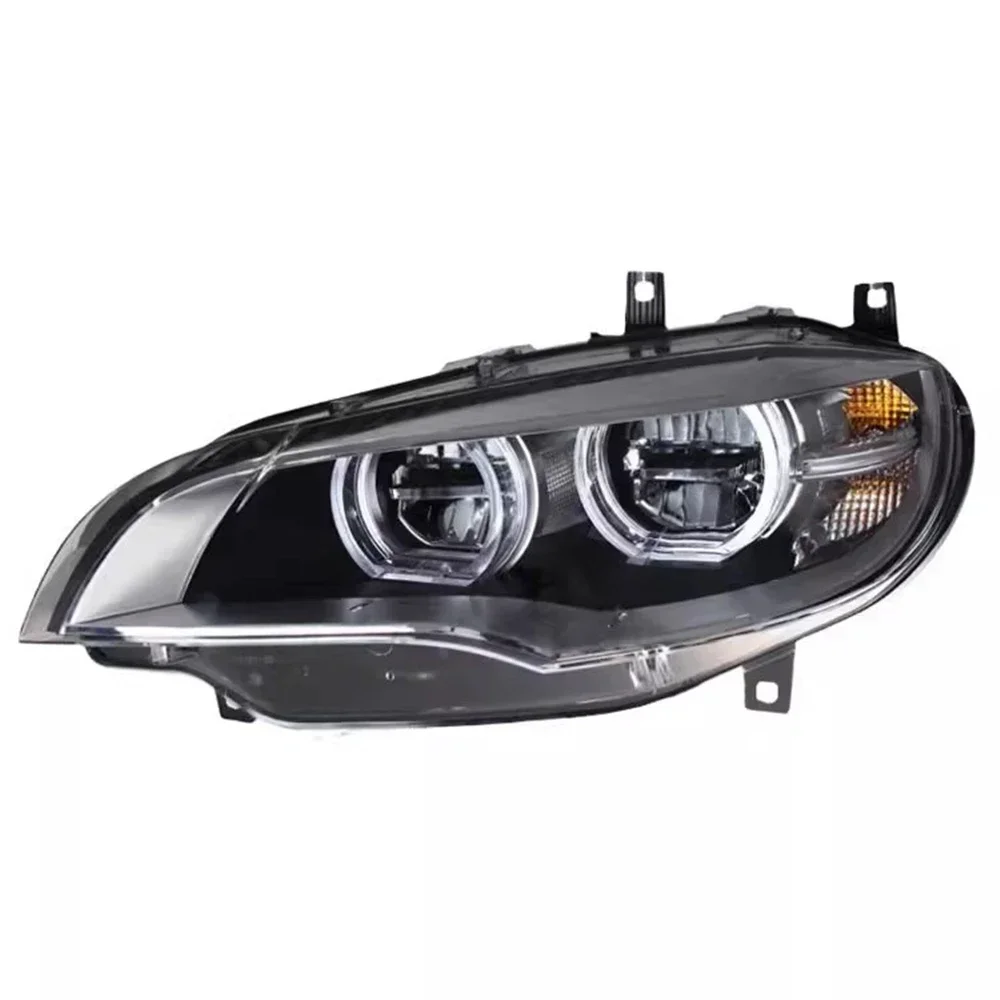 

Car led angel eye Front lamp Headlight assembly For 08-14 BMW X6 E71 DRL Daytime Running Light Turn signal 2pcs