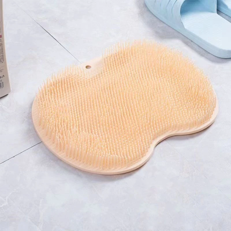 10Piece Exfoliating Bath Massage Brush Bathroom Non-Slip Mat Silicone Foot Brush Lazy Bath Artifact