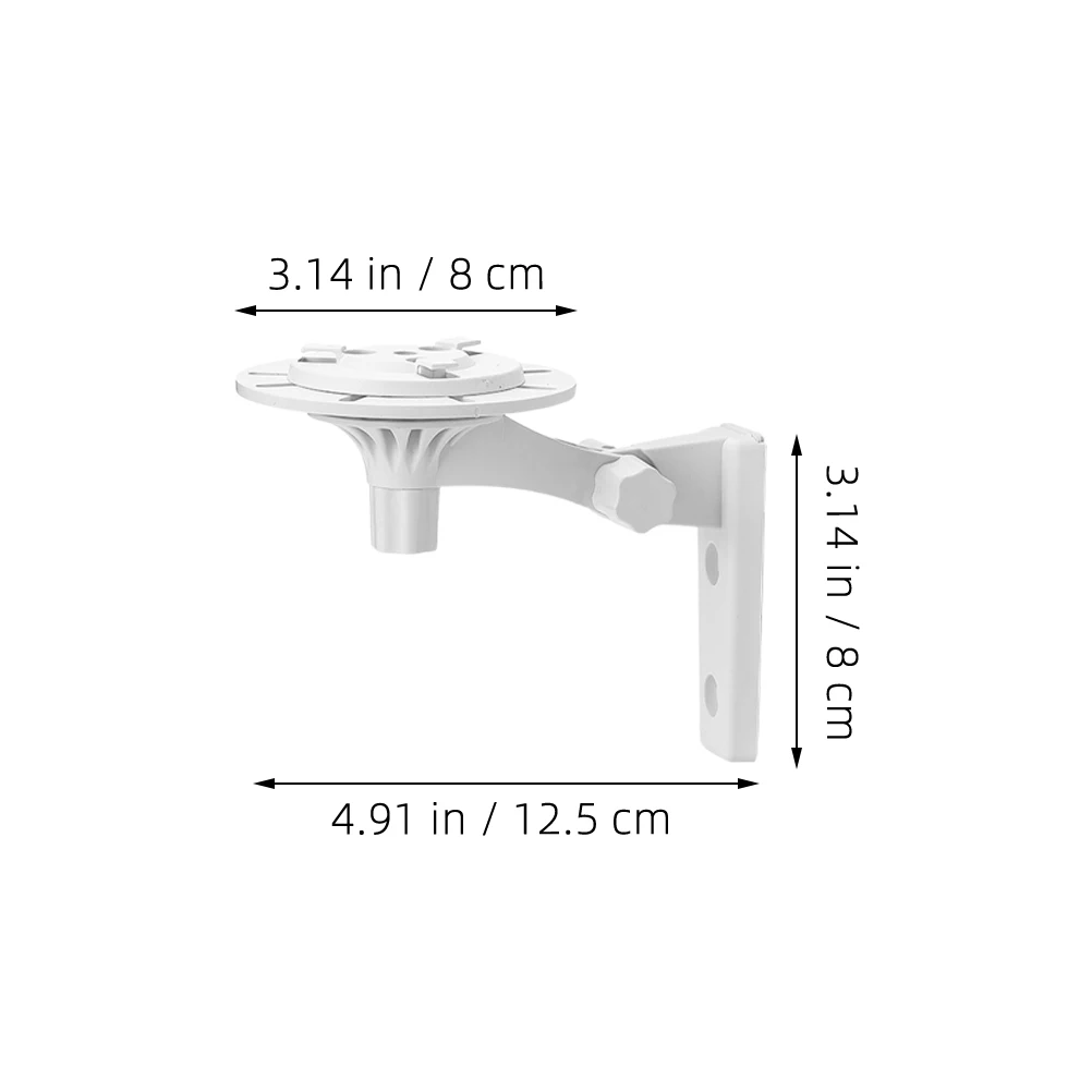 

2pcs Camera Wall Adjustable Security Camera Mount Wall Bracket For Indoor No- Space-Saving