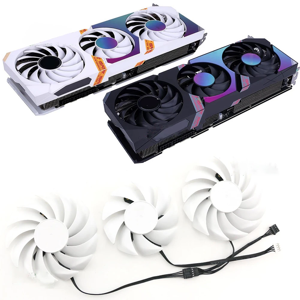 

For Colorful RTX3080 3070 3060ti 3060 iGame Ultra Graphics Card Cooling Fan