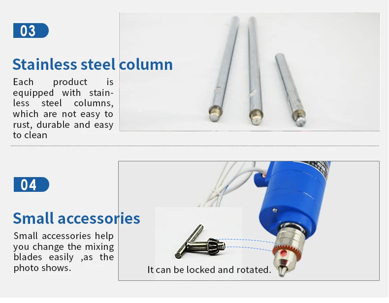 28l elektrischer Propeller mischer rührer