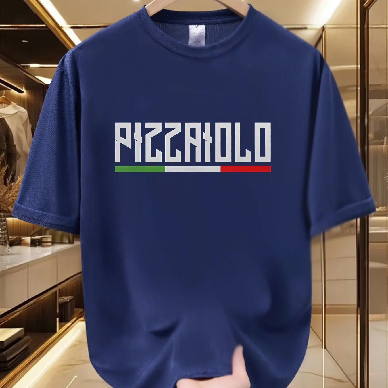 Italian Pizzaiolo Graphic Tshirt Casual Short Sleeve Tee for Men Women Pizza Chef Streetwear Unisex Tops
