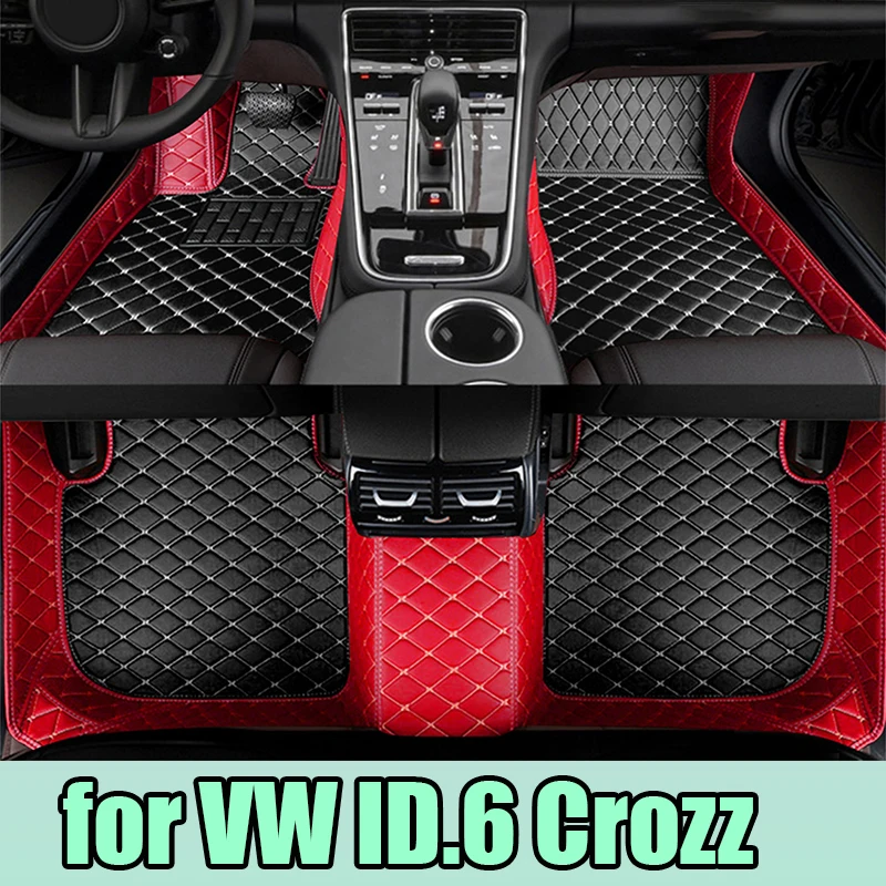 

Автомобильные напольные коврики для VW ID.6 Crozz 2021, оригинальные автомобильные накладки на ножки, интерьерные аксессуары