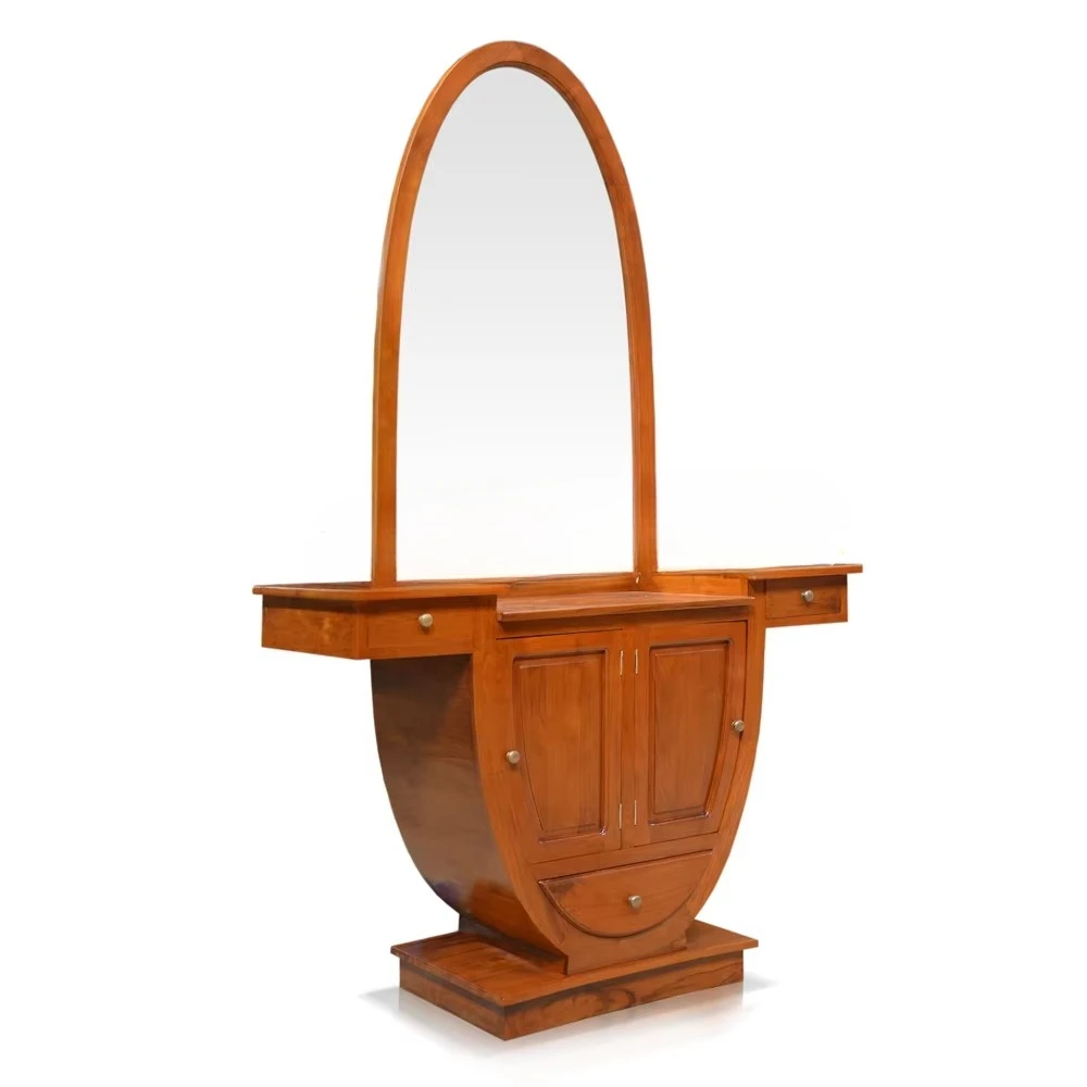 Modern design solid teak vanity stand, mirror cabinet, drawer bathroom vanity