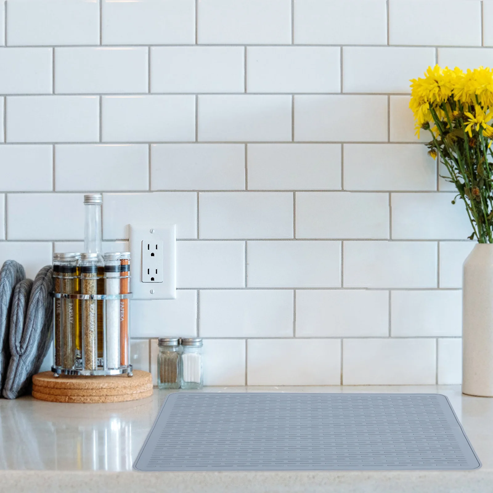 

1pc Supplies Silicone Protector Protectors Mat Mats Mat Kitchen Sink Protector Sink Mats Protectors Kitchen Supplies