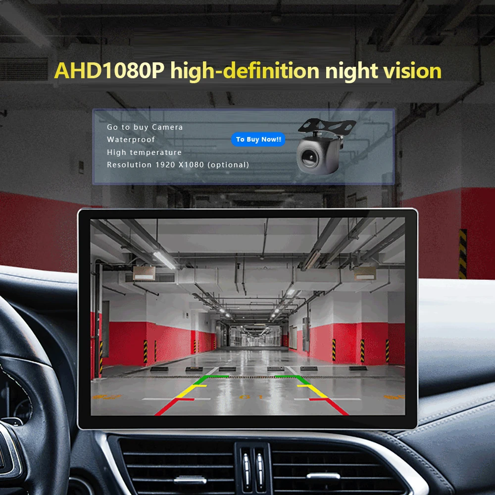 3 + 32G 910 بوصة أندرويد 13 مزدوج الدين ستيريو السيارة QLED شاشة تعمل باللمس راديو السيارة مع Carplay وكاميرا أندرويد GPS Navi FM BT #4