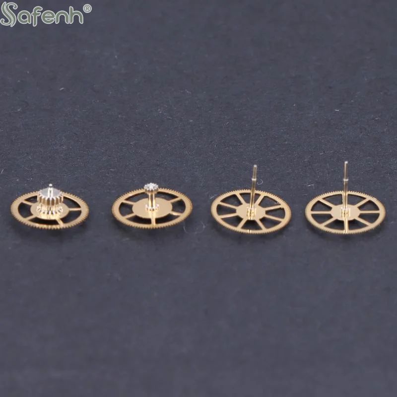 Metal Gold Watch Parts For ETA 2836 2834 2846 2824 Replacement Second And Third Wheels Precision Movement Accessori Repair Tools