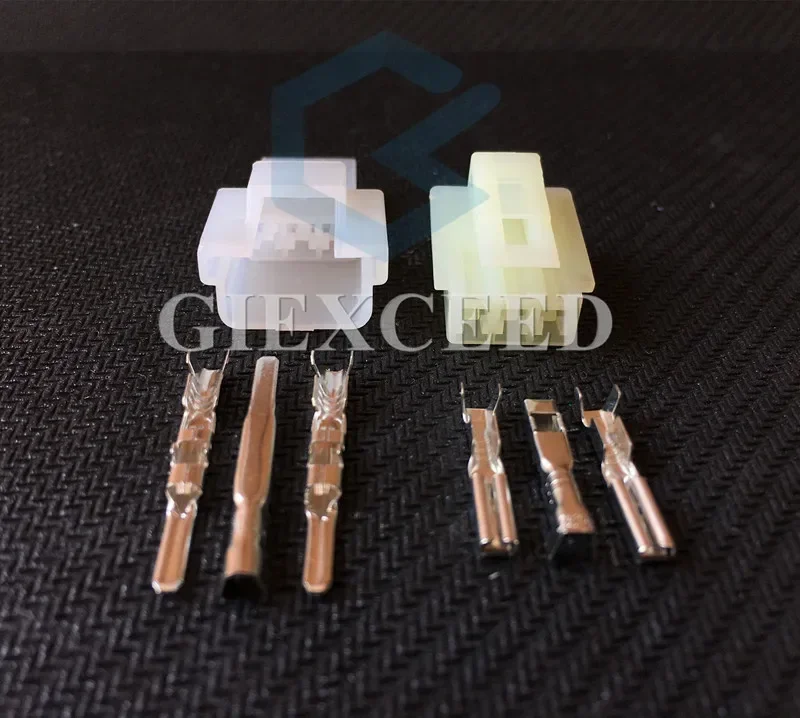 

2 Sets 3 Pin AC Assembly 6090-1131 6090-1136 Auto Wire Connector Female Male Electrical Socket For Wiring Harness