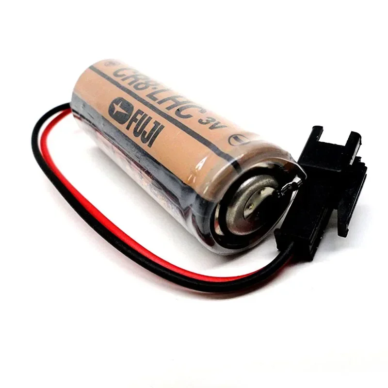 10 buah/lot baterai asli CR8.LHC 3V 2600mAh CR17450SE CR17450 PLC baterai Lithium industri dengan konektor untuk FUJI FDK