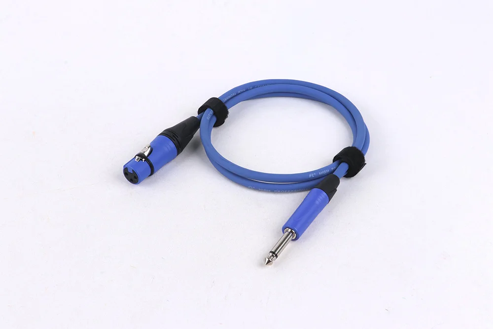 6,35 mm TS-Stecker auf 3-poliger XLR-Stecker/Buchse, Verbindungs-Audio-Verlängerungskabel für MIC Active Speakers, Bühnen-DJ-Studio-Audiokonsole – Detail 18