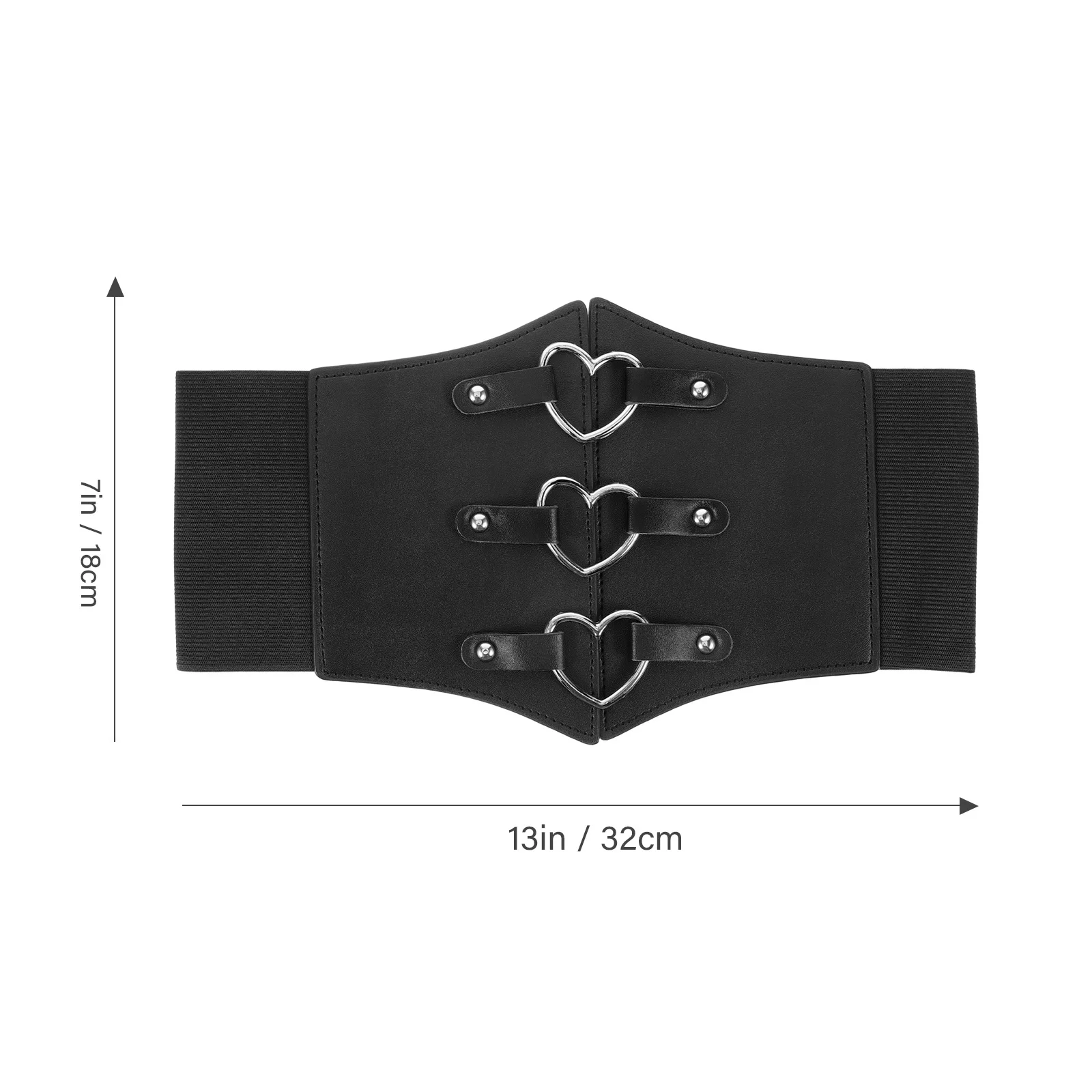 Large ceinture Corset rétro élastique, ceinture décorative pour femmes, accessoire de robe de fête d'halloween