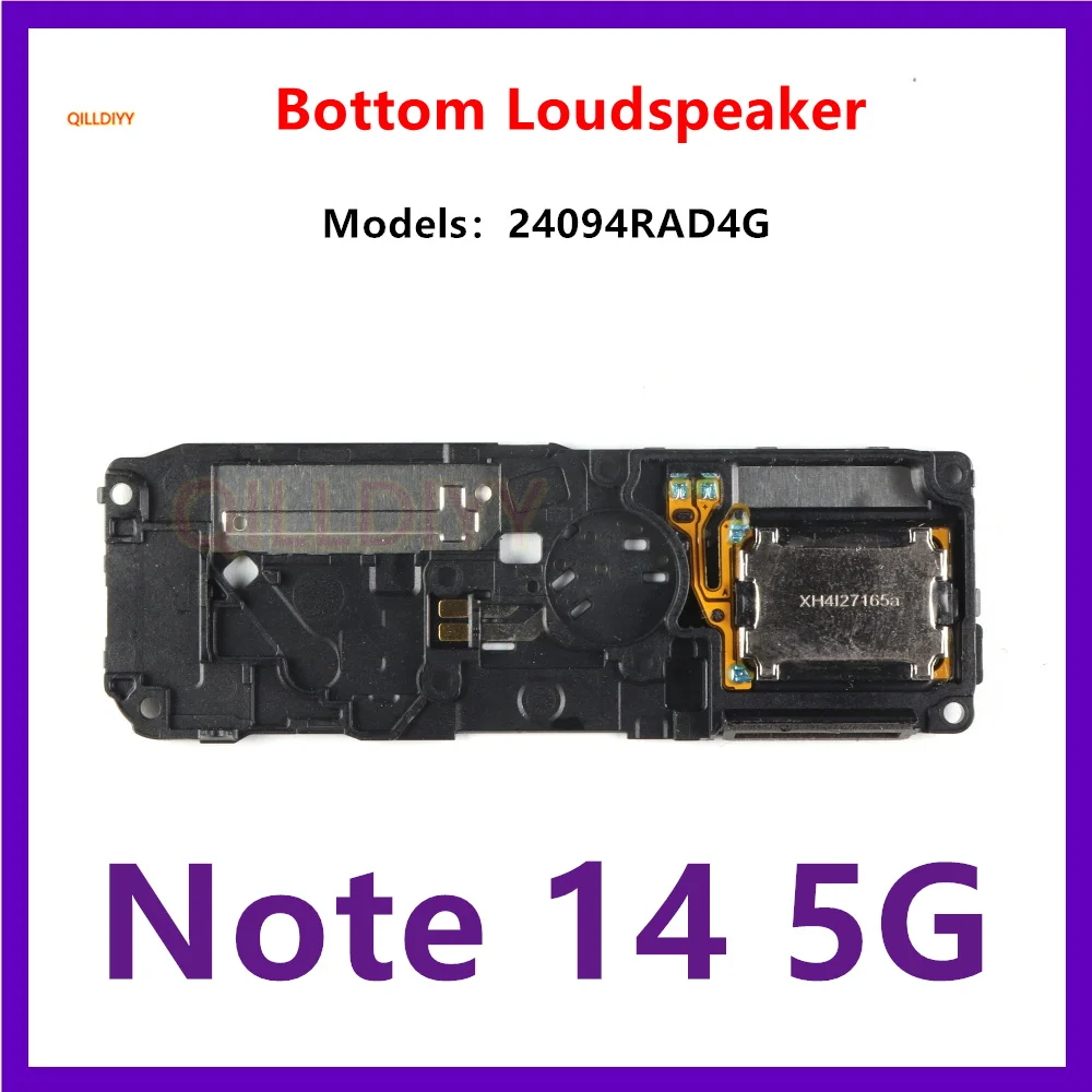 Altavoz para Xiaomi Redmi Note 14 5G, Módulo de Sonido, Zumbador, Repuesto para Reparación de Smartphones