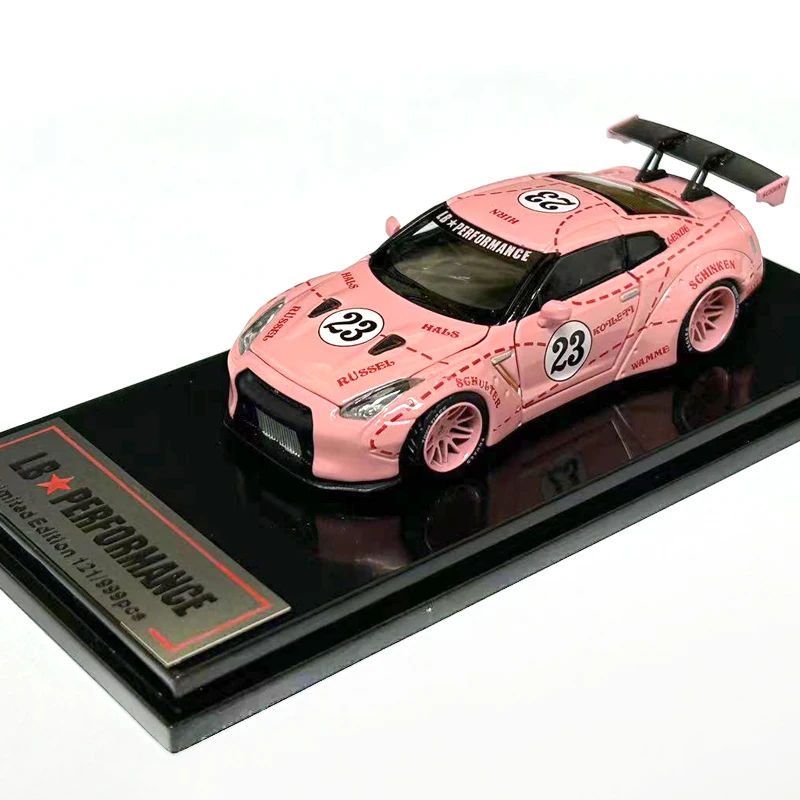 1/64 LB Nissan Nissan GTR R35 Alloy Full Open Car Model#23 For Collection