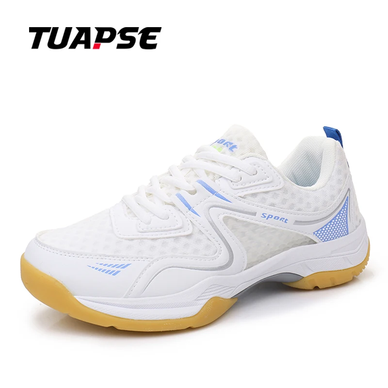 

TUAPSE Fashion Vitality Badminton Shoes Lightweight Soft Breathable Elasticity Shock Absorption Non-Slip Sole Couple Sneakers