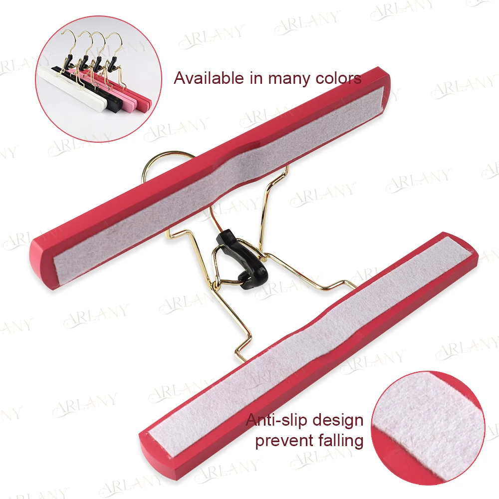 ARLANY Hair Extensions Hanger with Bags Hair Extension Storage Holder for Hairpieces Hanger for Clothes Pants Carrier Wig Holder