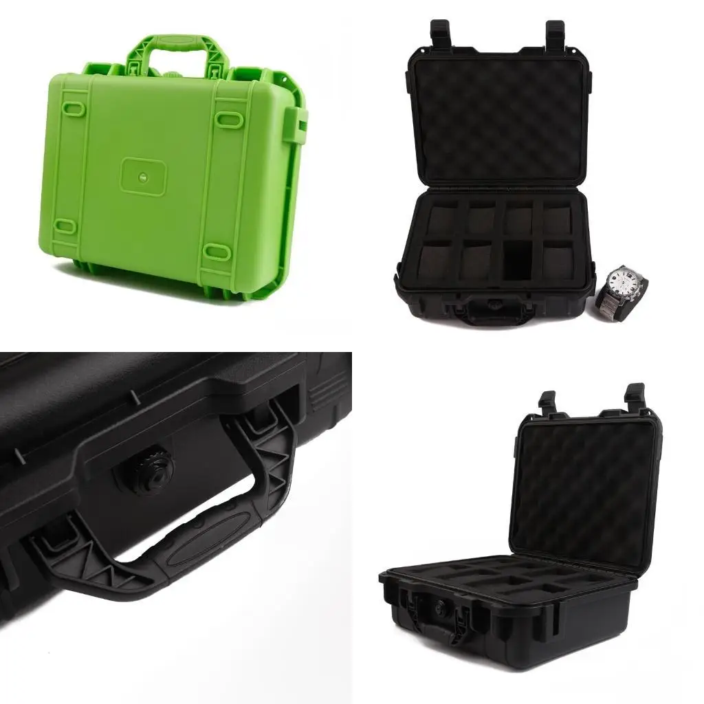 

A52E 8 Slots Watch Travel Case Plastic Storage Box Accessories Display Cases for Wrist Watches Unisex Jewelry Holder Box