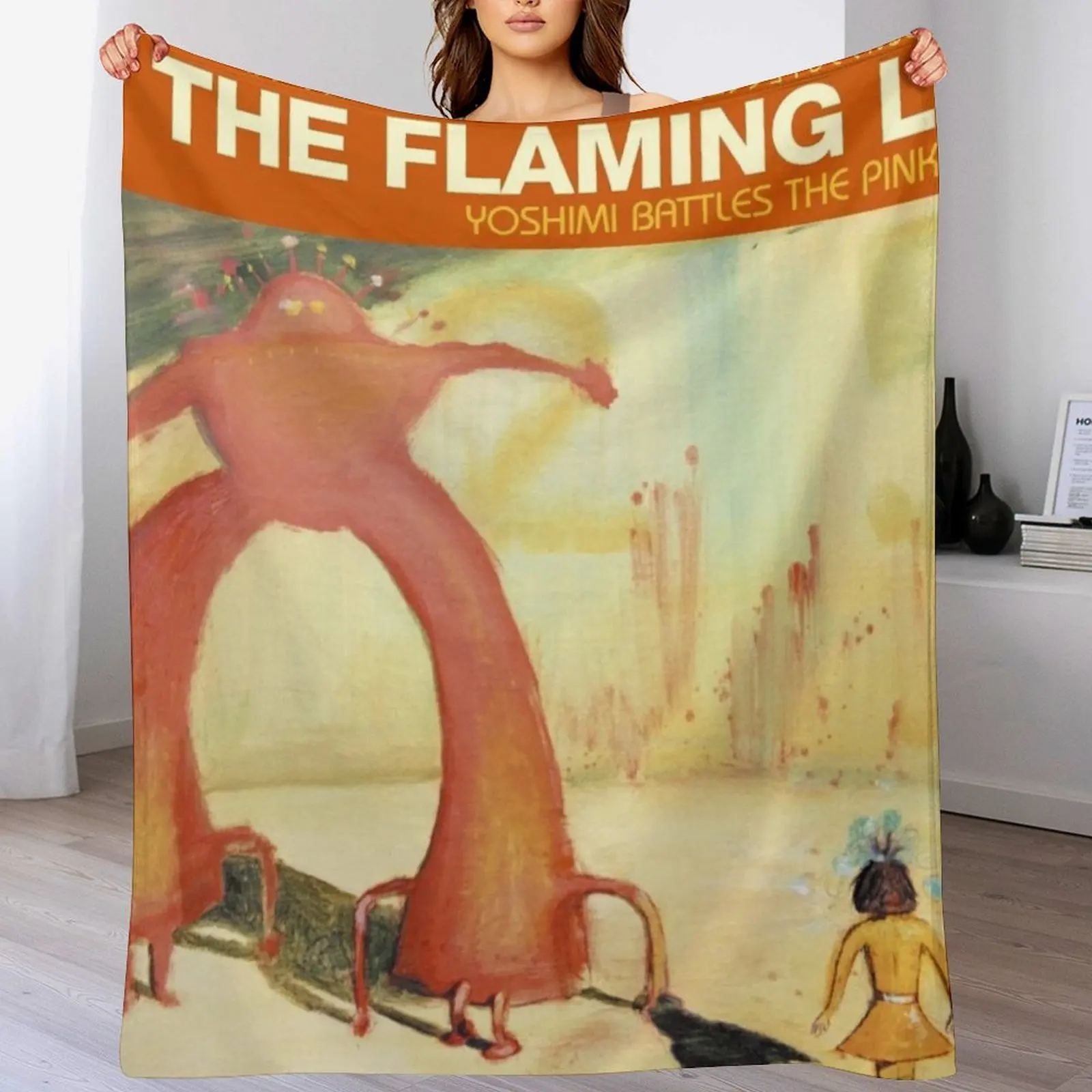 Flaming Lips - Yoshimi Battles the Pink Robots Throw Blanket