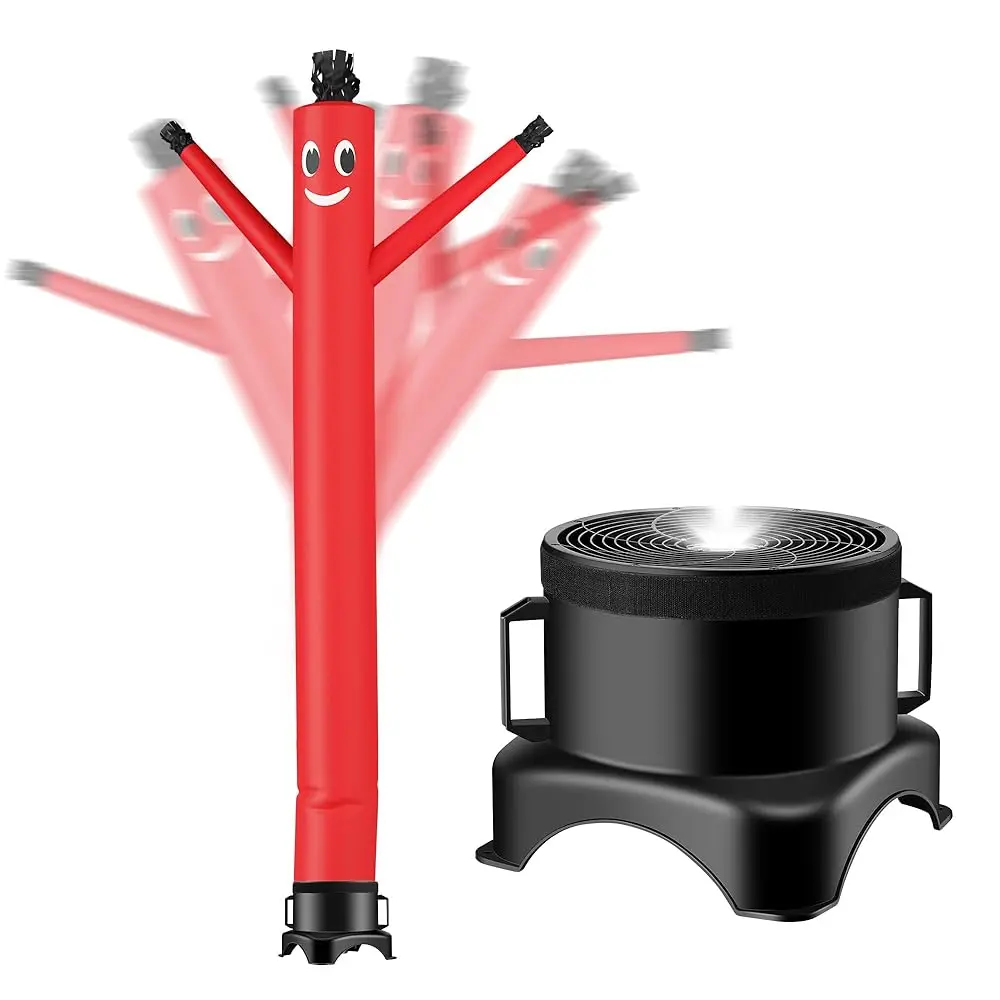 

10Ft Air Inflatable Waving Tube Man Set With Blower & Spotlight, Air Dance Artist For Ming, Amusement Park, Outdoor Decoration,