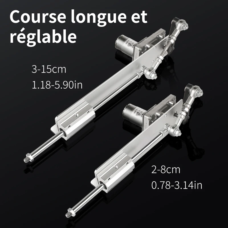 

2026 DIY Reciprocating Cycle Linear Motor 6-20/3-15CM Stroke with Suction Cups 3XLR Adapter Telescopic Actuator DC