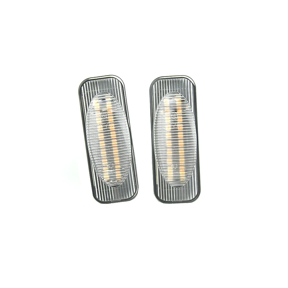 

2 Pcs Dynamic Car Accessories LED Flashing Turn Signal Side Marker Lamp For Opel Omega B Stufenheck (TYP: Standard)