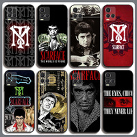 BD-52 Scarface Hero Black Case For VIVO Y33S Y16 Y53S Y17S Y22S Y70 Y01 Y35 V25 V29 Y22 Y36 Y21 Y51 Y21S Y02s