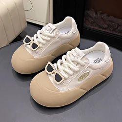 CRLAYDK2024 New Designer Cute Women Glasses Sneakers Big Toe Platform Fashion Shoes Slip On Skateboard Walking Tennis for Girls