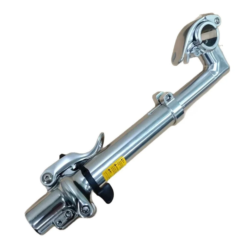 

1pcs Quick Release Folding Bike Stem Adjustable Front Risers Aluminum Alloy Folding Head Tube Bikes Parts Aluminum Alloy