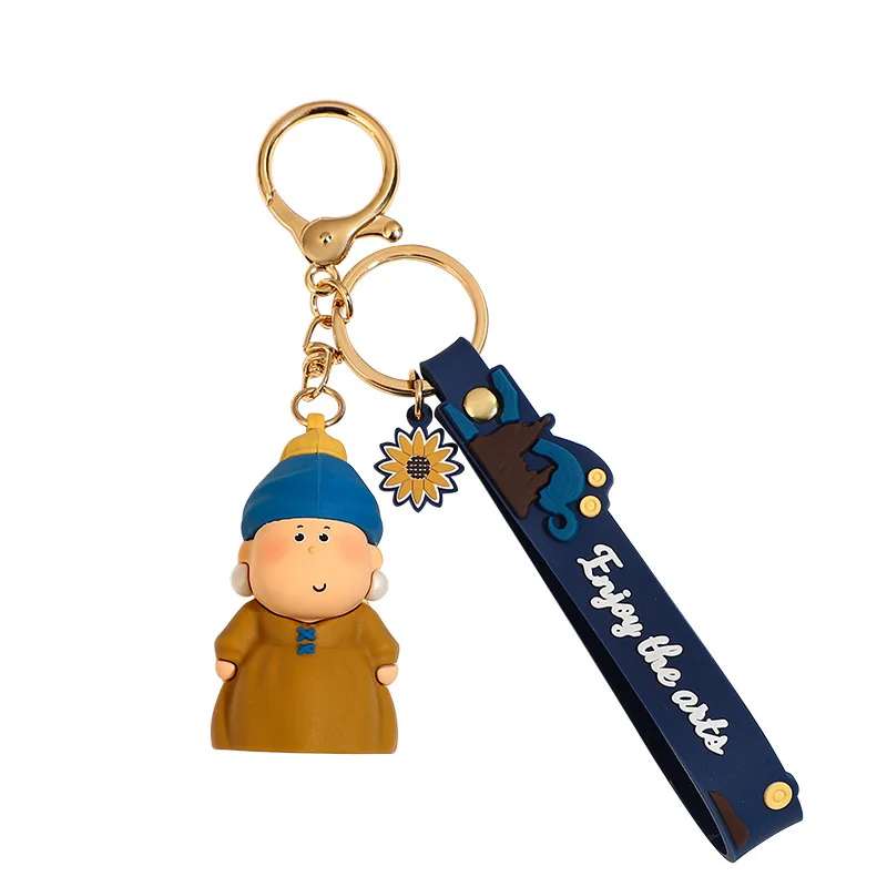 Серьги Miniso Moon Half Artist Pearl, брелок Mona Sasa для девочек, изысканный кулон для школьной сумки