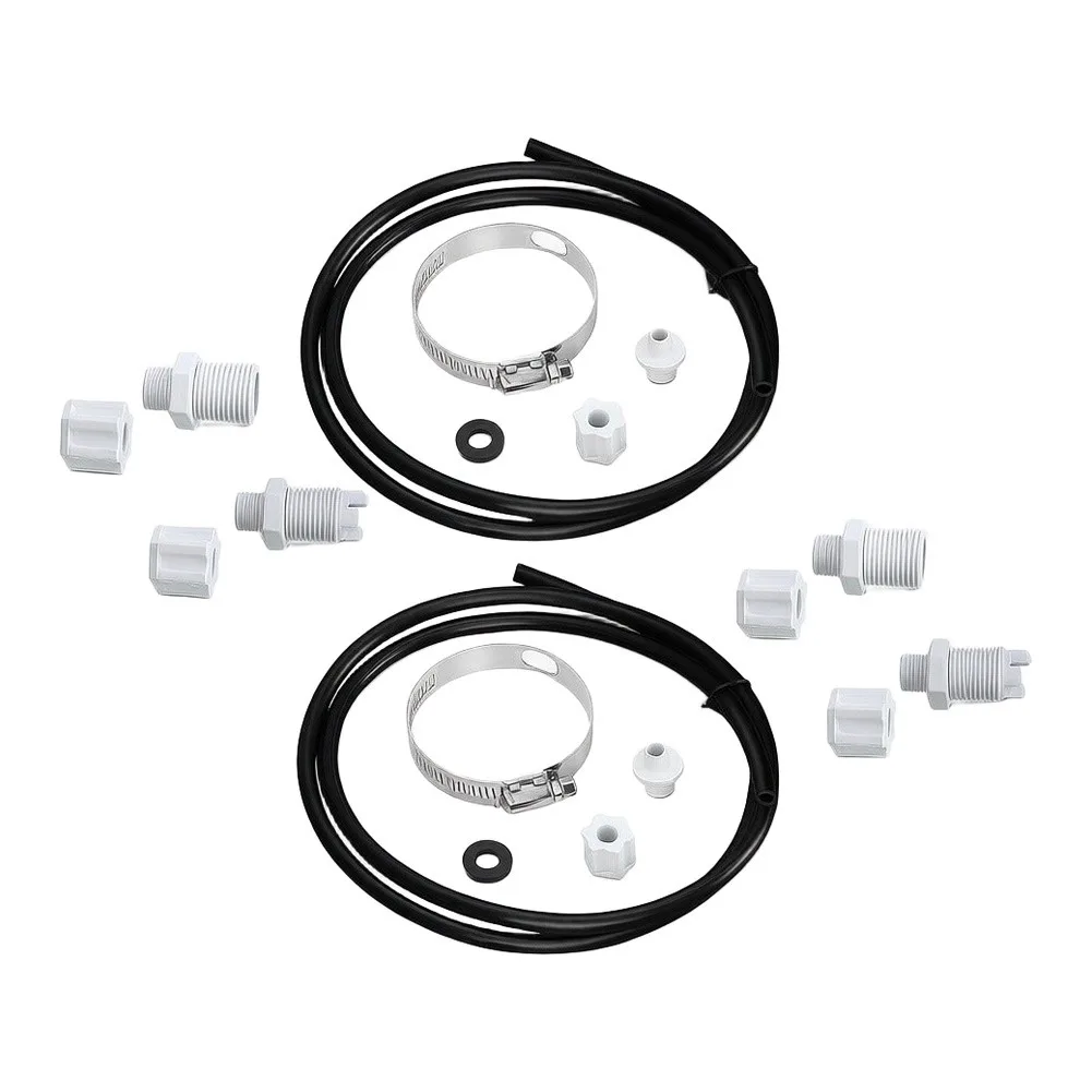 Chlorinator Feeder Parts Kit for CL200 and CL220 Pool Systems 2 Saddle Clamps 2 Nuts 2 Washers 4 Feet Hose Assembly