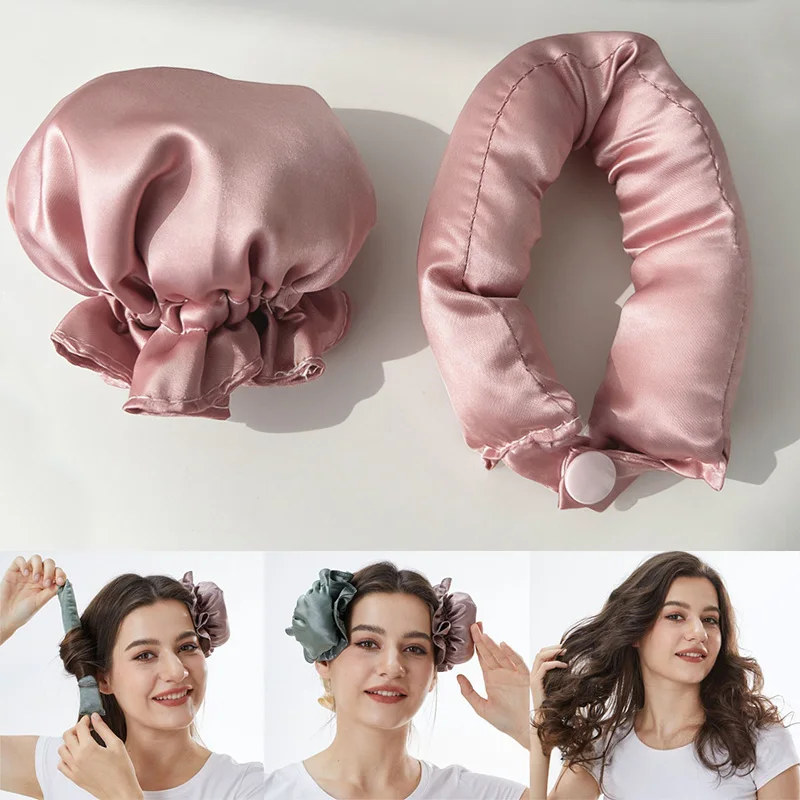 

1/2Sets Heatless Curling Rod Silk Curls No Heat Hair Curler Hair Rollers Sleeping Headband Women Hair Curlers Women Styling Tool