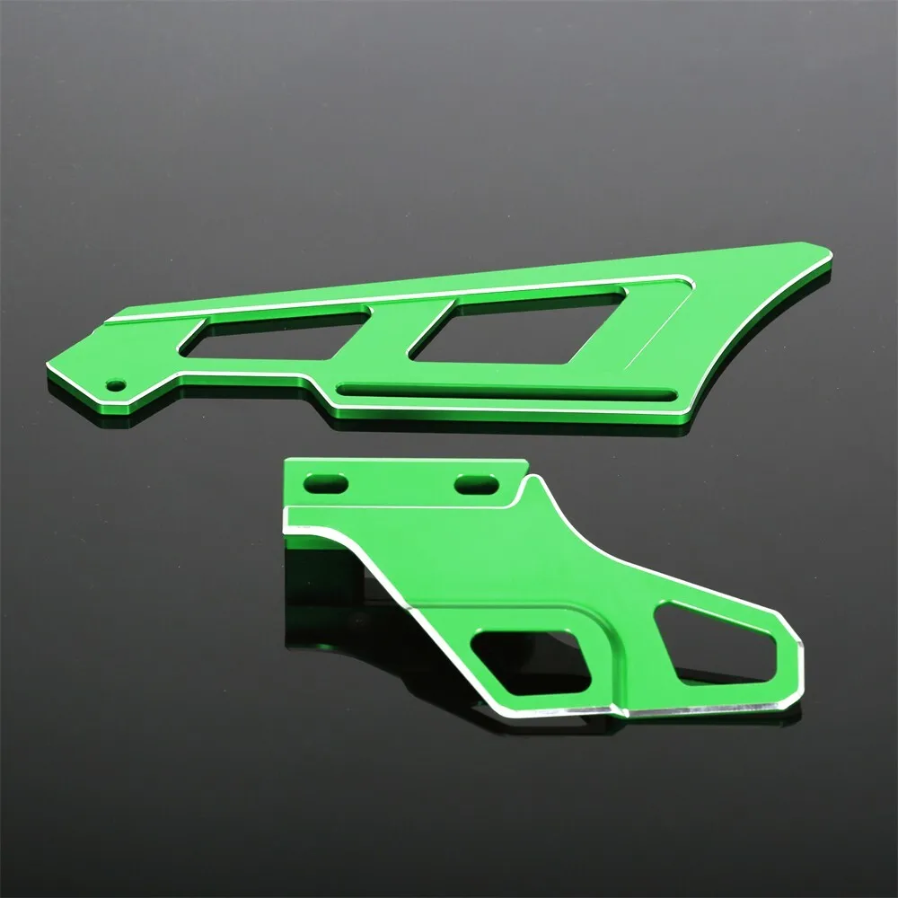 

3D CNC Rear Upper + Lower Chain Guard Guide Cover For Kawasaki KLR650 KLR 650 2022-2024 Sprocket Guard Chain Cover