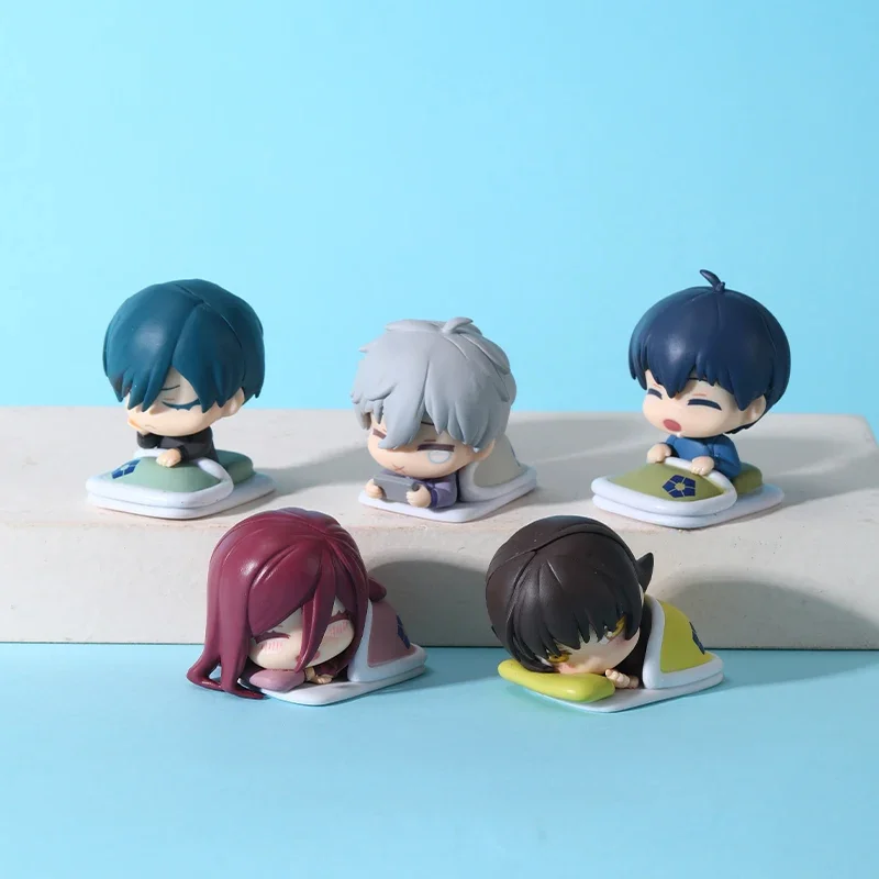 Isagi Yoichi النوم النمذجة شخصيات كرتونية سطح المكتب زخرفة عمل نموذج لجسم اللعب #2