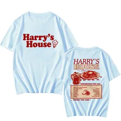 Harrys House Love on Tour T-shirt 100% Cotton Loose Shirts Men Streetswear Shirts Retro Graphic T Shirt Unisex Summer Tshirt