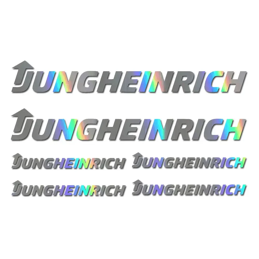 6 قطع لملصق Jungheinrich لرافعة شوكية درج رافعة شوكية شاحنة رافعة شوكية 40 سم