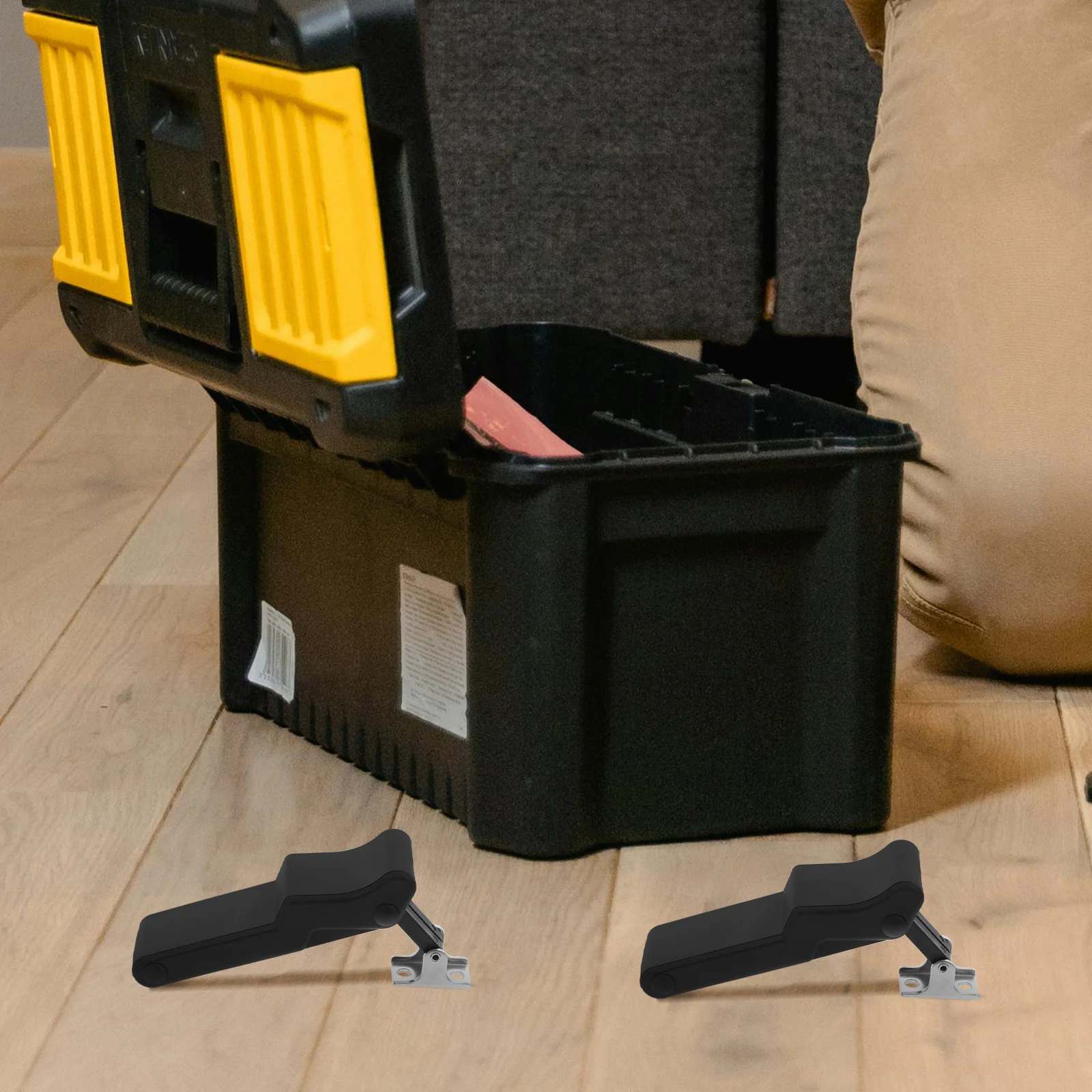 2pcs Flexible Draw Latch For Boat Compartment Storage Rack Replacement Rubber Latch Lock Cargo Box Cooler Hatch Marine Hardware