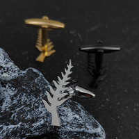 Spring of Acacia Hiram Abiff Leaf Cufflinks for Mens Free Mason Men Cuff Links Sleeve Button Masonry Luxury